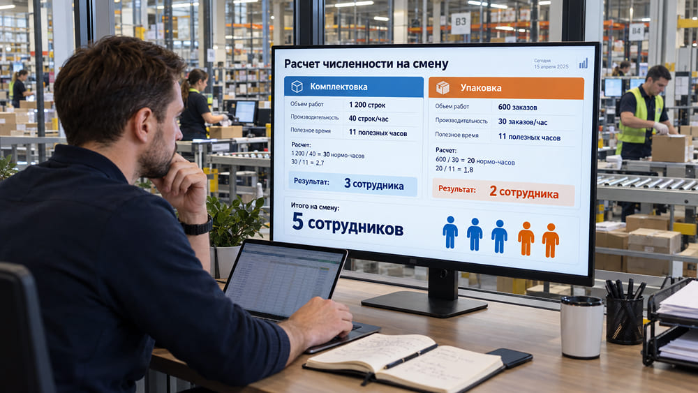 Как рассчитать необходимое количество работников