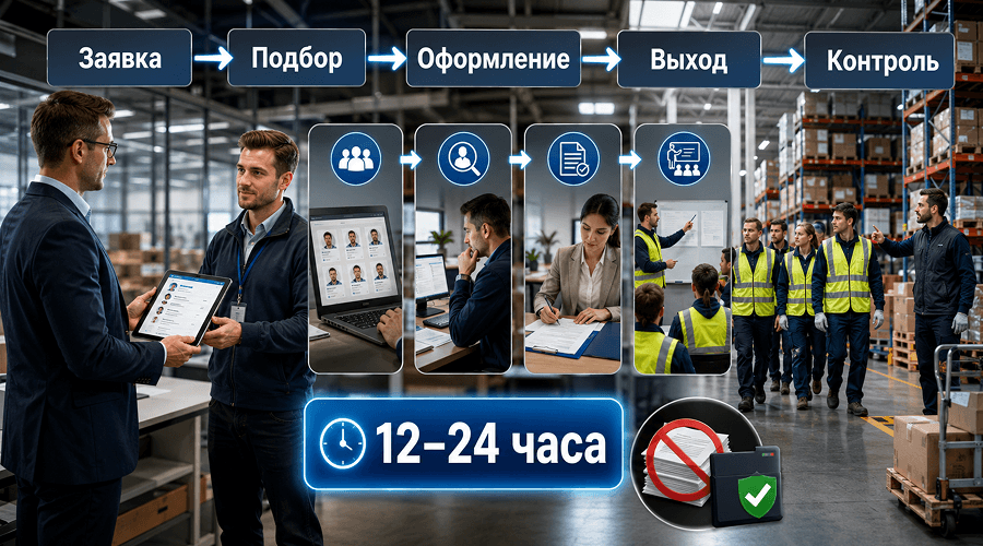 Аутсорсинг персонала в пиковый сезон