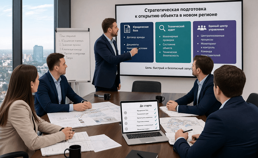 Запуск объекта в новом регионе