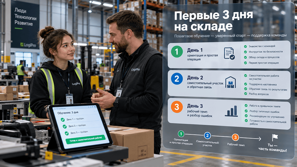 Адаптация сотрудников на складе